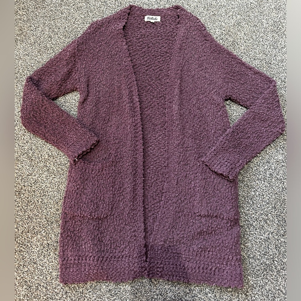 Listicle Cardigan with Pockets - Size S